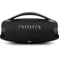 Caixa de Som Boombox Plus AIWA BBS-01-B 200W BT 30H IP66 USB Preto