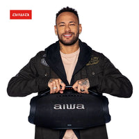 Caixa de Som Boombox Plus AIWA BBS-01-B 200W BT 30H IP66 USB Preto