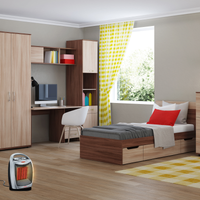 Oscillating Portable Room Heater with Fan Mode