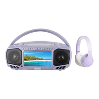 Portable Media Boombox with TV Tuner