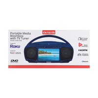 Portable Media Boombox with TV Tuner