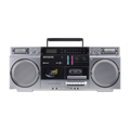 Retro Boombox with Cassette Player